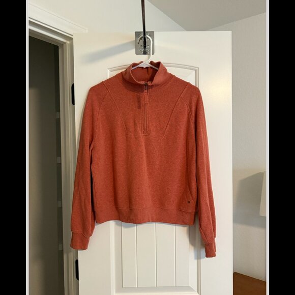 prAna Cozy Up Pullover in Terracotta Heather | Size M - Picture 6 of 8